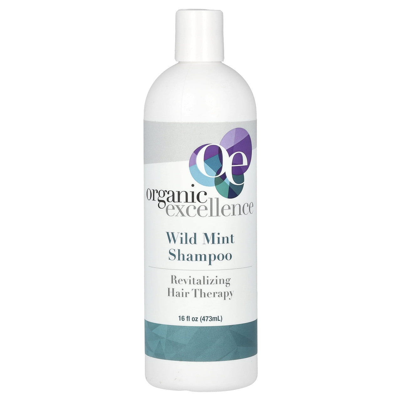 Organic Excellence Revitalizing Hair Therapy Shampoo, Wild Mint, 16 Oz